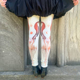 Egyptian Revival Legging - Papyrus Copper by fox savant
