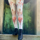 Egyptian Revival Legging - Papyrus Copper by fox savant