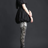 The October Lace Legging ~ Misty Morning by fox savant