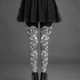 The October Lace Legging ~ Witching Hour by fox savant