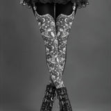 The October Lace Legging ~ Witching Hour by fox savant