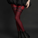 The Burlesque Legging - Red by fox savant