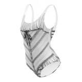 Trapeze Swimsuit in White by fox savant