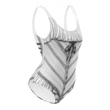 Trapeze Swimsuit in White by fox savant