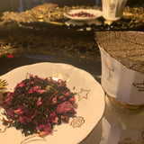 Moulin Rouge Velvet Tea | Luxury Loose Leaf Black Tea with Rose, Chocolate & Cardamom | Romantic Paris Inspired Tea Blend | Theater Gift