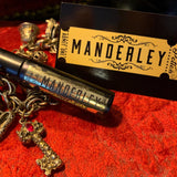 MANDERLEY Perfume Oil | Natural Gothic Vegan Scent | Handcrafted Frankincense Rose Oakmoss Fragrance | Rebecca Inspired | Theater Potion