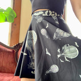 Night Bats & Balloons Circle Skirt ~ Fox Savant