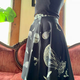 Night Bats & Balloons Circle Skirt ~ Fox Savant