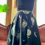 Night Bats & Balloons Circle Skirt ~ Fox Savant