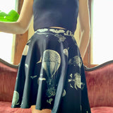 Night Bats & Balloons Circle Skirt ~ Fox Savant