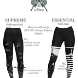 Queen of (Can-Can) Hearts Legging by fox savant