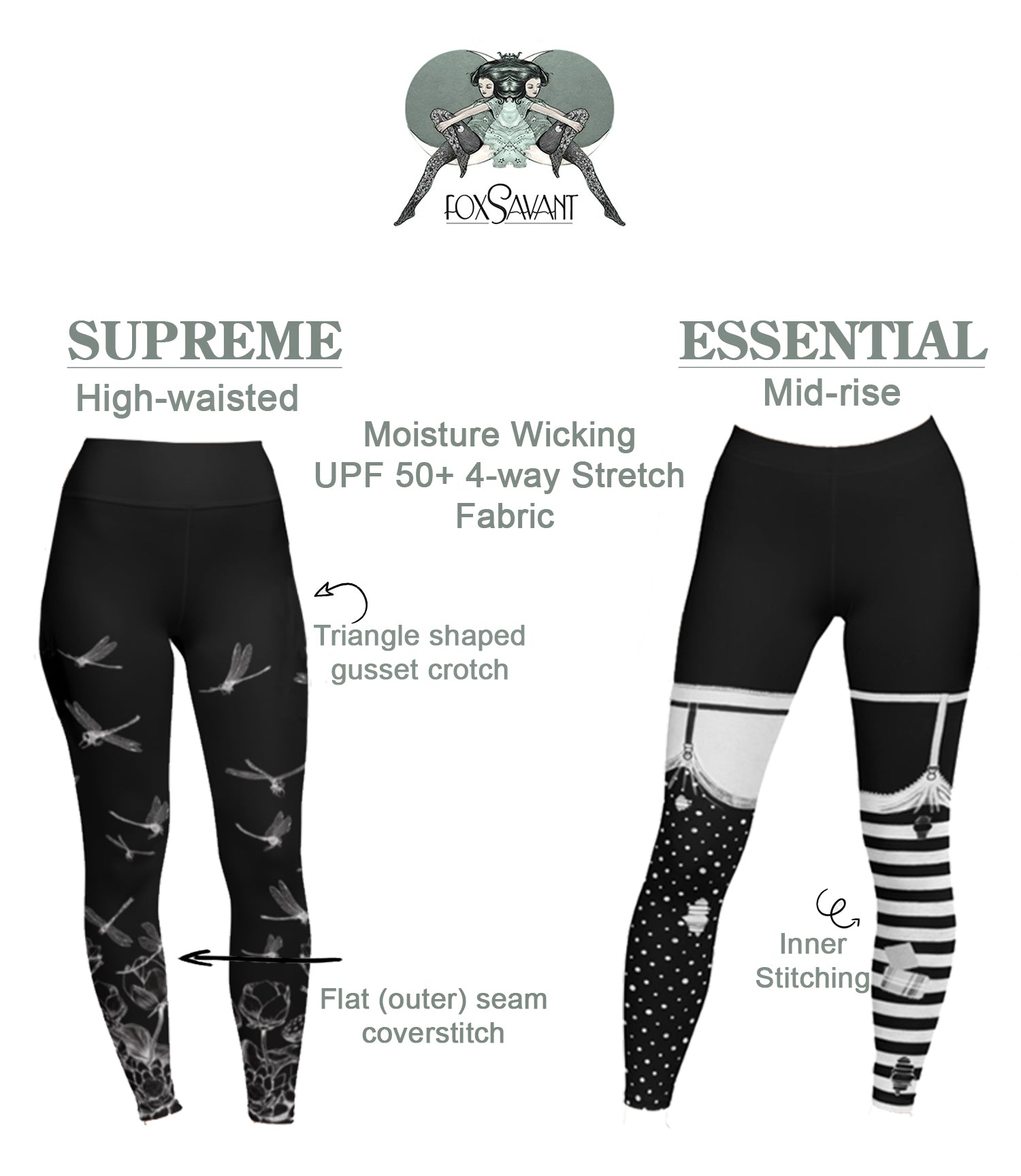 Burlesque Leggings ~ Fox Savant