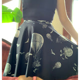 Night Bats & Balloons Circle Skirt ~ Fox Savant