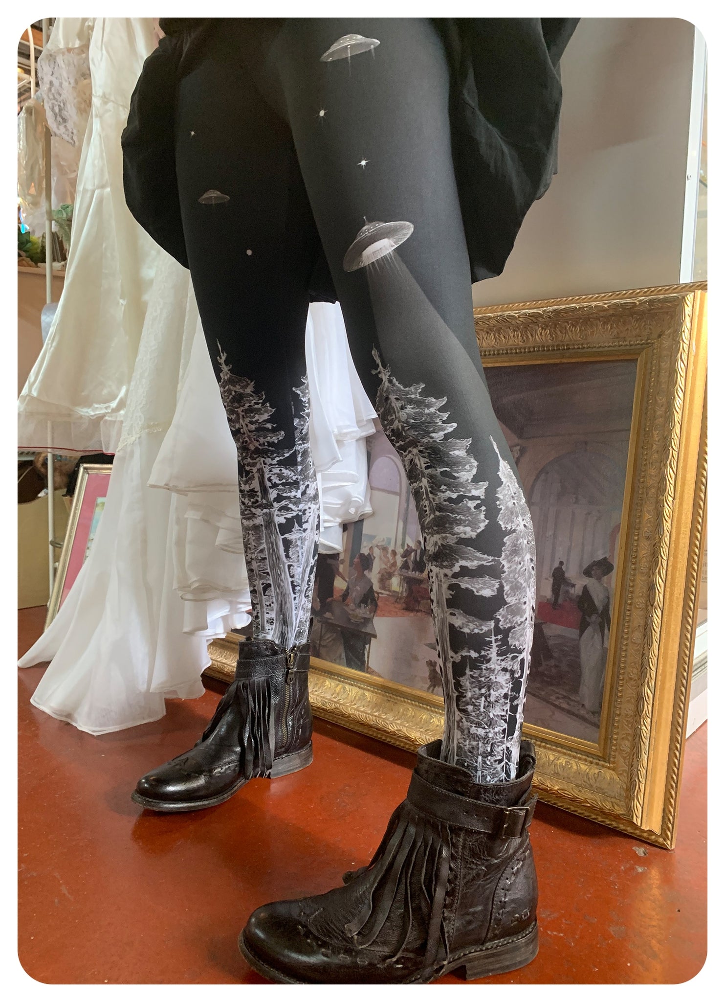 Forest Abduction Leggings ~ Fox Savant